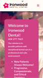 Mobile Screenshot of ironwooddental.com